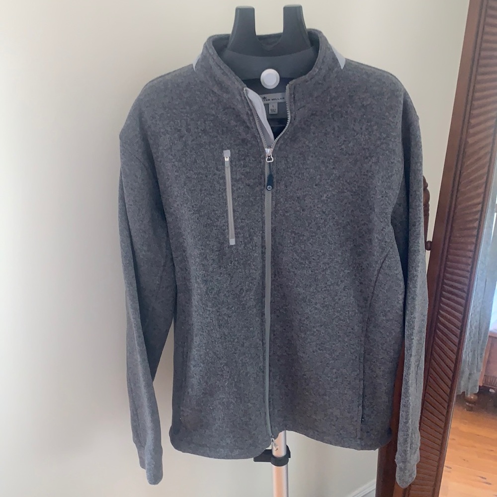 Peter Millar full zip sweater